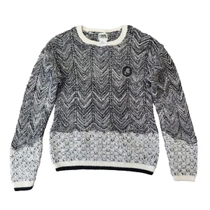 KARL LAGERFELD Kids Girls Knit Cotton Blend Sweater Pullover Long Sleeve 8 Years - Picture 1 of 8
