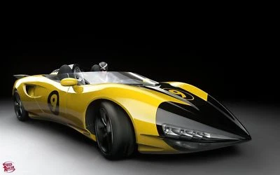 POP POSTERS THE SHOOTING STAR RACER X RACE CAR #9 SPEED RACER POSTER 24 X 36 Inches