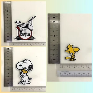 Embroidered Snoopy Woodstock Peanuts Gang Kids Cloth Iron On Applique Craft Sew - Picture 1 of 15