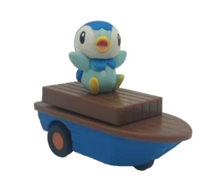 Pokémon Piplup Choro Q Skate Pull Back Super Boat Nintendo Collezione Giapponese - Picture 1 of 4