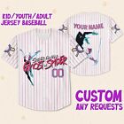Custom Gwen Pink v2 Jersey Personalized Text Custom Spiderman Baseball Jersey
