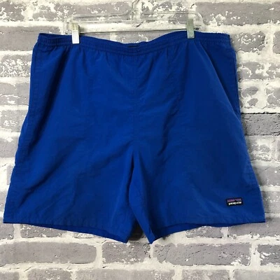 Patagonia Baggies Shorts Men Large Blue Swim Trunks 58032SP14 Nylon Logo READ - Image 1 of 4