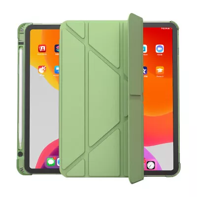 For iPad Pro 11 2022/2021 10th 10.9 9th 8th 10.2 Smart Case Cover W/ Pencil Slot - Image 1 of 4