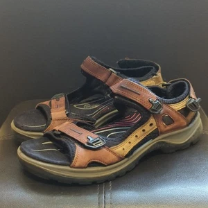 Ecco Yucatan Brown Strappy Outdoor Adventure Hiking Comfort Sandals - Imagen 1 de 5