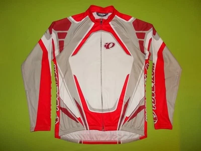 Shirt PEARL IZUMI (XL) PERFECT !!! CYCLING White Grey Made in USA - Image 1 of 4
