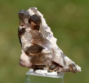 Quartz fumé & Microcline 16 gr - "Black Hole" Pocket, Park County, Colorado, USA - Imagen 1 de 5