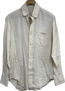 Men’s Cream Long Sleeve Shirt - Picture 1 of 2