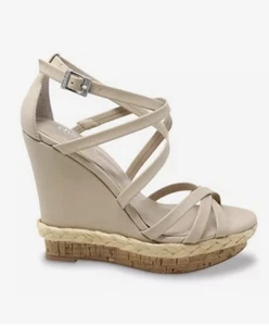 Charles By Charles David Assemble Wedge Sandal Women’s Nude 8.5 - Picture 1 of 20