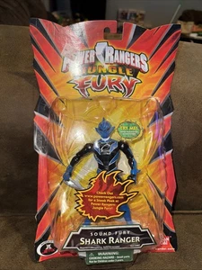Neu "SOUND FURY SHARK RANGER" Power Rangers JUNGLE FURY 2007 Bandai blau - Bild 1 von 10