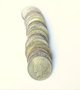 PEACE DOLLARS (20) 1922 P G/F CONDITION #200324 - Picture 1 of 2