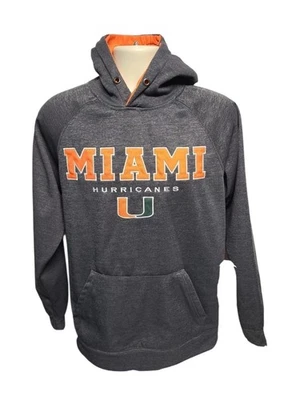 Sudadera con Capucha Gris Mediana Adulto Miami University Hurricanes Foto 1 de 4