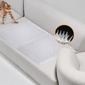 10 Packungen Scat Matte für Katzen, 13 x 16 Zoll Haustier Abschreckung Spikes, transparent - Bild 1 von 6