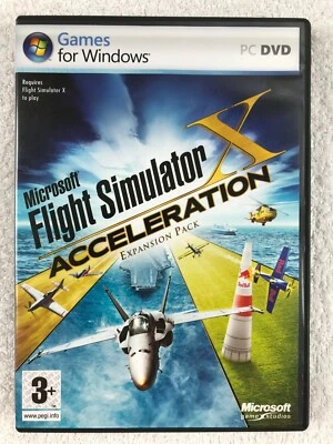 Microsoft Flight Simulator X: Acceleration - Windows PC - Complete - DVD-ROM - Image 1 of 4