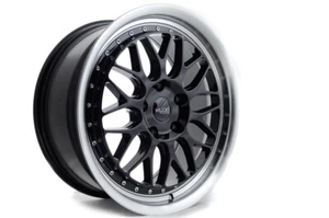 Kudo Racing Flow Formed 18x8 5x120 Black Wheels Rims BMW 318 323 325 325 328 330 - Picture 1 of 9