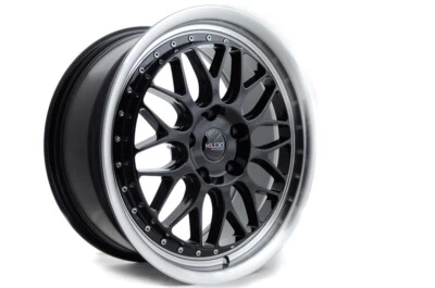 Llantas negras Kudo Racing Flow Formed 18x8 5x120 BMW 318 323 325 325 328 330 Foto 1 de 4