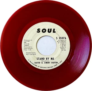 RARE! 1970 DAVID & JIMMY RUFFIN ‘STAND BY ME’ PROMO 45 COPY RED VINYL S-35076 - Imagen 1 de 4