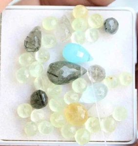 50,40 carati 100% pietra preziosa naturale sciolta Garet gocce perline - Foto 1 di 2