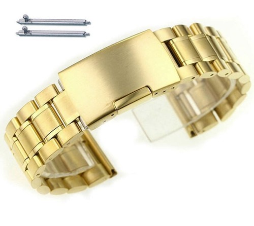 MICHAEL KORS Cinturino orologio ricambio acciaio inox tono oro sgancio rapido #5017