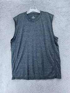 Prana Uomo XLarge Hardesty Performance Tank Camicia Sportiva Senza Maniche Grigio Verde - Foto 1 di 8