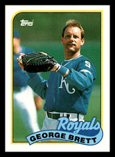 1989 Topps George Brett  Kansas City Royals #200 Centered Mint