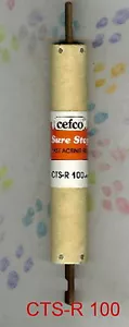 CEFCO CTS-R 100 FUSIBILE 100 AMP 600 VOLT CTSR100 - Foto 1 di 2
