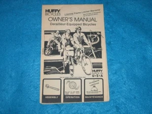 1987 HUFFY BICYCLES OWNER'S MANUAL. - Picture 1 of 4