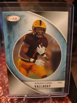 Xazavian Valladay 2023 Sage RC rookie *Arizona State University #24 - Image 1 of 2