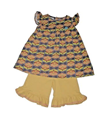 Matilda Jane 10 You and Me 小猫珍珠连衣裙 Persnickety 黄色 Mae 短裤 — 第 1/4 张图片