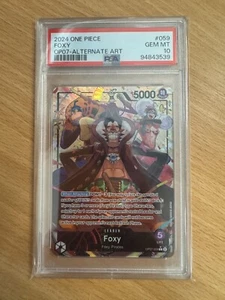 Foxy ALT ART (OP07-059 L) PSA 10 (94843539) Una pieza - Imagen 1 de 2