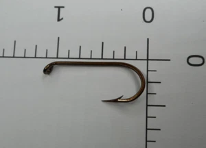 100 MUSTAD # 2 FLY TYING RIG MAKING Mustad Round Hooks Forged EX. STRONG 541 - Picture 1 of 2