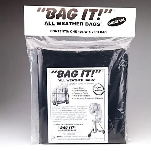 BAG IT! Large 105” BY 75” Heavy Duty BLACK 6-Mil Visqueen Bag - New - Image 1 of 1