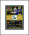 NOTRE DAME BEATS CLEMSON 47-40 MATTED MULTI IMAGE SINGLE COLLAGE PHOTO #1