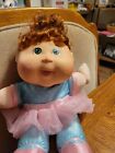 IMMACULATE 12" Cabbage Patch Kid Babydoll With Tootoo. Pink & Teal.