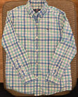 Vineyard Vines Whale Shirt, Boys' Blue Plaid Long Sleeve Shirt, Size S (8-10)