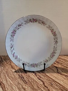 Vintage Casa da tè rosa dansico fine Cina, ciotola per insalata 7,5", rosa floreale - Foto 1 di 3