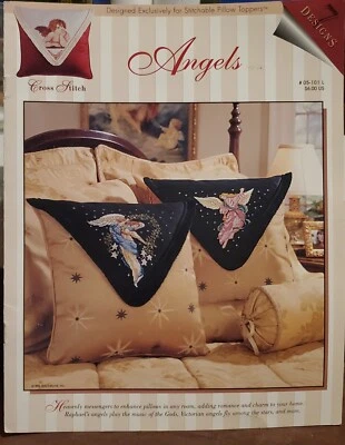 Angels Cross Stitch Pattern StitchWorld  Book Cherub With Floral Garland - Image 1 of 4