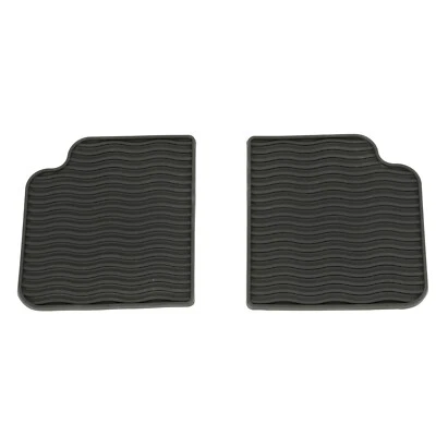 FIAT 500 2012-2017 JUEGO DE ALFOMBRILLAS TRASERAS DE GOMA PARA TODAS LAS ESTACIONES NUEVAS OEM MOPAR GENUINAS Foto 1 de 3