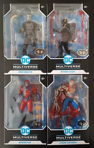 McFarlane Platinum Wave Cyborg Superman Sportsmaster Reverse Flash Manhunters - Picture 1 of 12