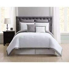 Truly Soft Everyday Hotel Border 7-Pc. Comforter Set - KING / CAL KING - Gray
