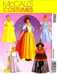 WOW! MÄDCHEN SCHNEEWEISS CINDERELLA BELLE KOSTÜM NÄHMUSTER 7-10 McCalls 2856 - Bild 1 von 9