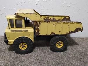 Tonka Mighty Dump Truck 1970’s Vintage Yellow Pressed Steel XMB-975 19” - Picture 1 of 12