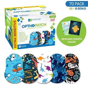 Infants Extra Sensitive Adhesive Eye Patch Boys 70 Pack Series II OPTHOPATCH - Picture 1 of 7