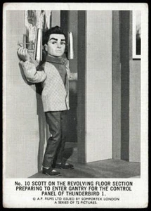Somportex - 'Thunderbirds (B&W 90mm x 64mm)' (1966) - Scott on Revolving Floor - Picture 1 of 1