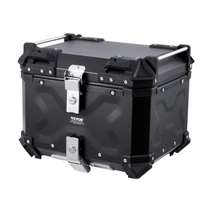 55L Motorcycle Top Case with Leather Lining - Universal Motorbike Tail Box, Dura - Picture 1 of 10