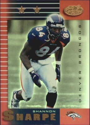 1999 Leaf Certified Mirror Red #116 Shannon Sharpe - NM-MT - Image 1 of 2