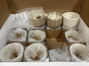New CLOSEOUT 12 Garden ceramic terra-cotta planters - Picture 1 of 4