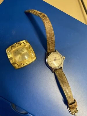 Vtg Lot (2) Lady Nelson Pendant Watch & Dorlin Women’s Watch Parts Only As Is - Image 1 of 4