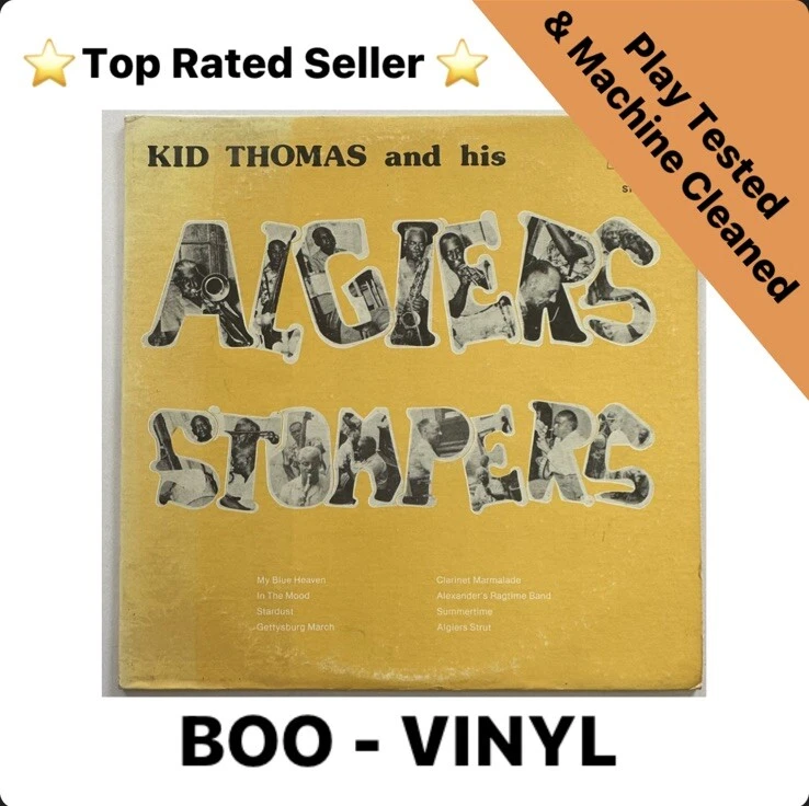 Kid Thomas And His Algiers Stompers Jazz Lp Vinyl Record Ex / Vg+ Condition - Image 1 of 4