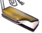 Great Gis The Silver Shop Sterling Silver Modern Agate Estate Necklace 245