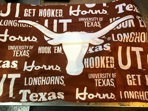 UT Funda de almohada Universidad de Texas Cuernos Largos Estuche de almohada Ropa de cama Recuerdos universitarios - Imagen 1 de 4